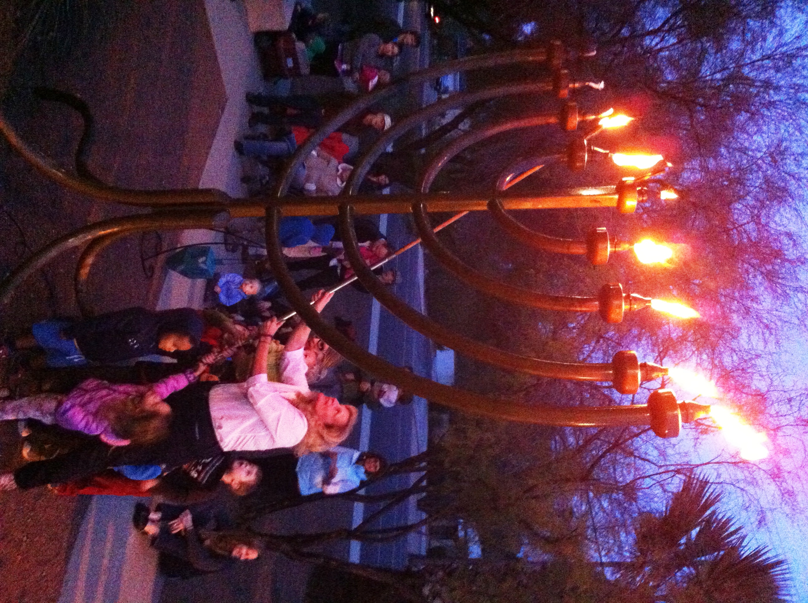 Temple EmanuEl Hanukkah Menorah Lighting Jewish Tucson