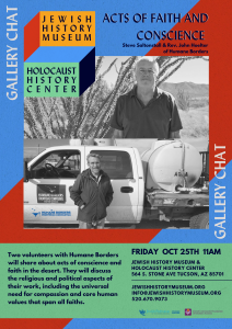 Gallery Chat: Actions of Faith & Conscience in the Desert @ Jewish History Museum