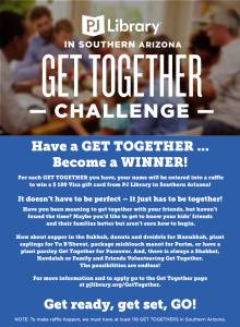 PJ Library & PJ Our Way Get Together Events @ Your Home, The Park, etc.