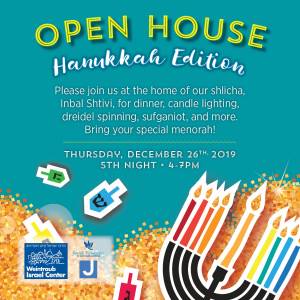 Welcome to our Open House- Hannukah Edition!